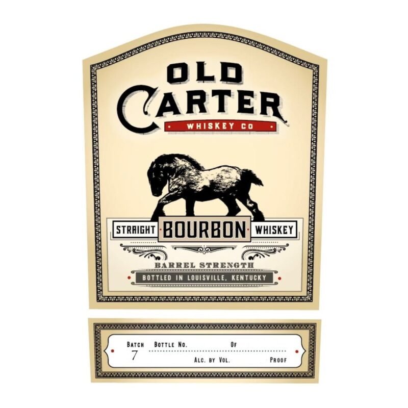 Old Carter Straight Bourbon Small Batch #7 750ml