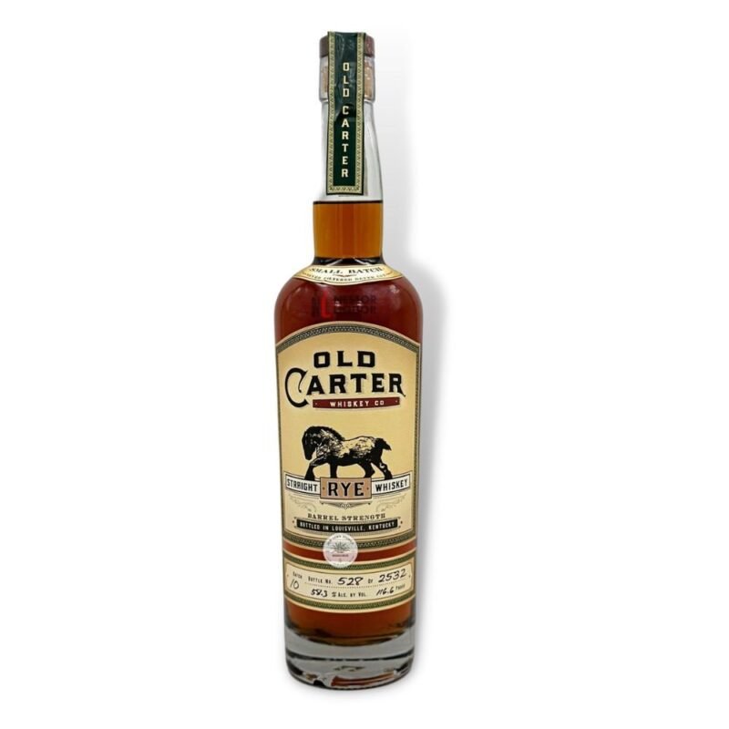 Old Carter Straight Rye Batch 10 116.6 PF 750ml