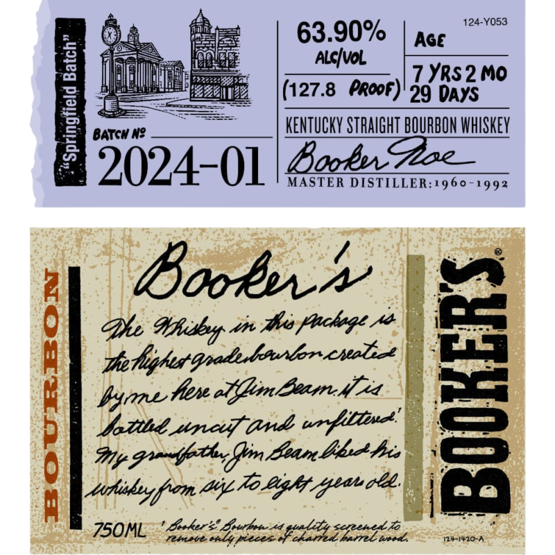 Booker's Bourbon 'Springfield Batch' 2024-01