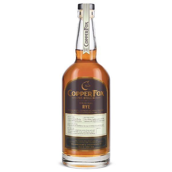 Copper Fox Rye Whiskey 90 PF