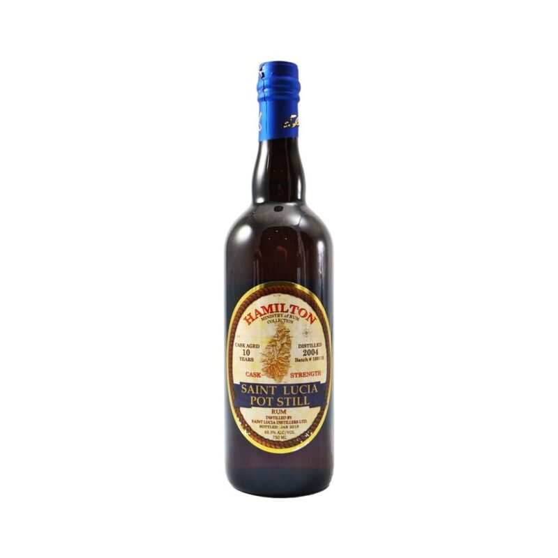Hamilton Saint Lucia Pot Still Cask Strength Rum 750ml