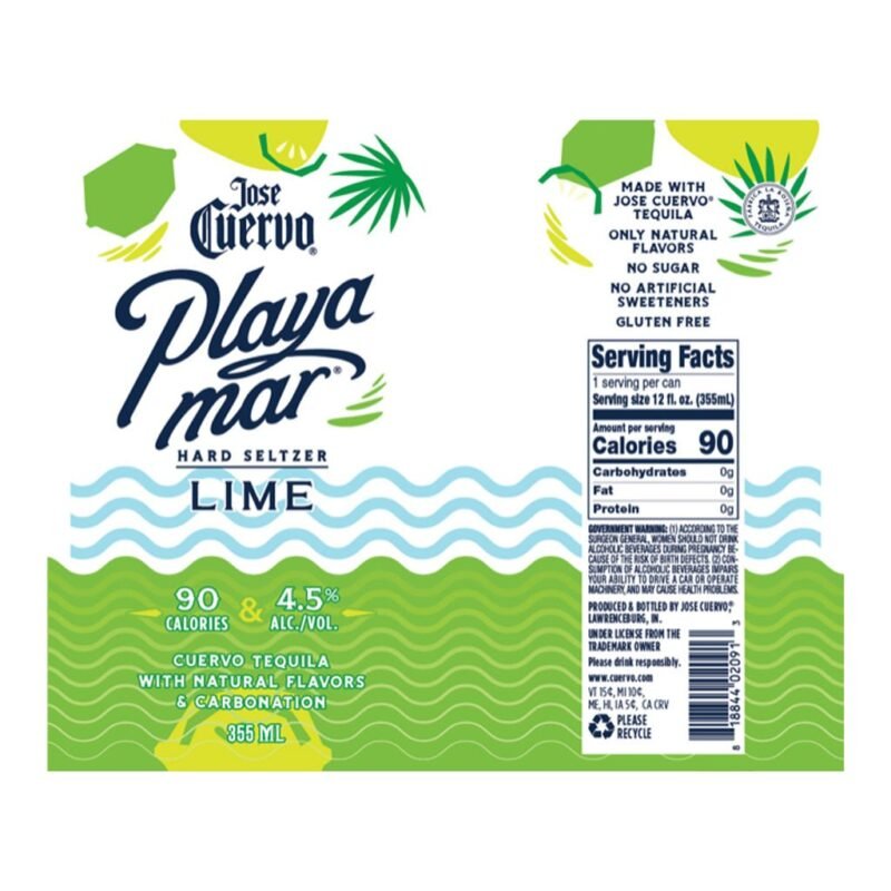 Jose Cuervo Hard Seltzer Lime 750ml