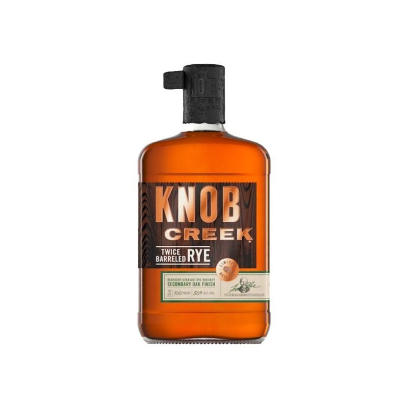 Knob Creek Rye Twice Barreled Whiskey 750ml
