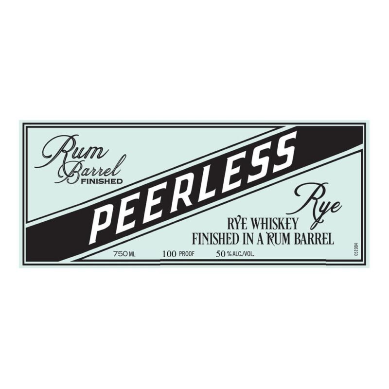 Peerless Rye Finished In A Rum Barrel 750ml