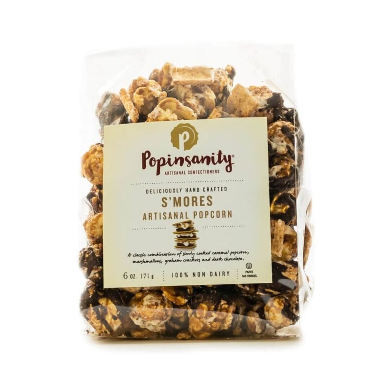 Popinsanity S’mores Gourmet Popcorn 6Oz
