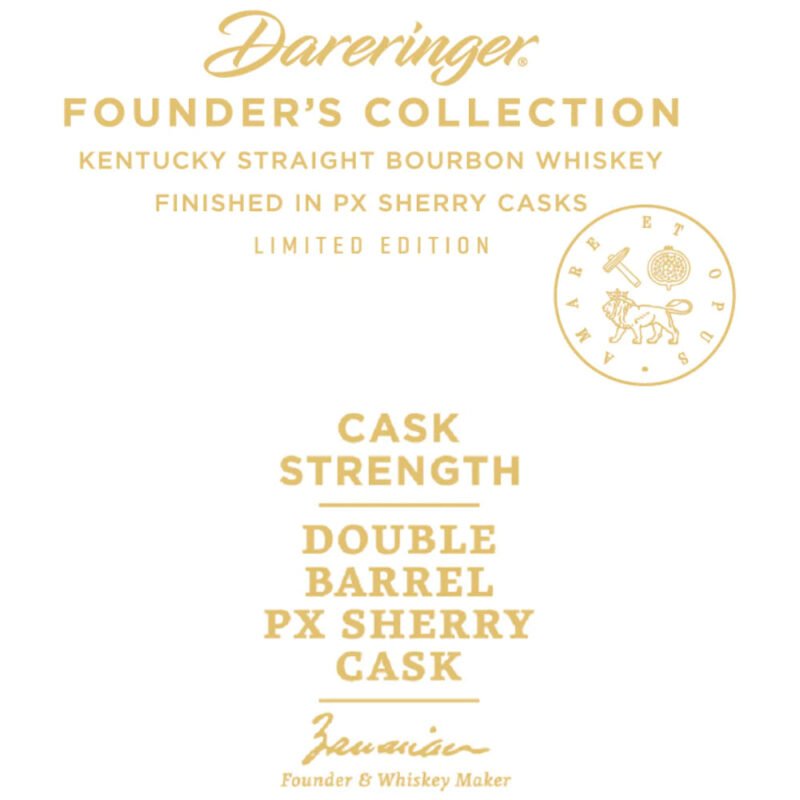 Rabbit Hole Founder's Collection Dareringer PX Sherry Cask Bourbon 750ml