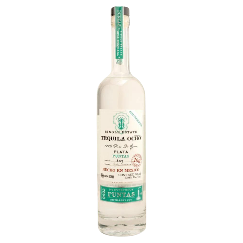 Tequila Ocho Single Estate 2023 Plata Puntas Tequila